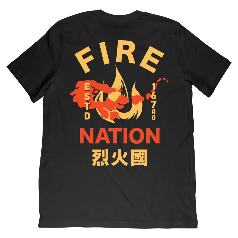 Fire Nation v2 Tee sold by Merchlabs