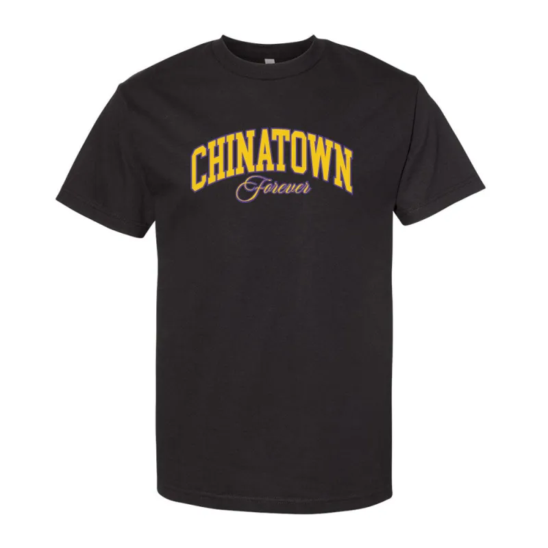 Purple Chinatown Tee made by Merchlabs