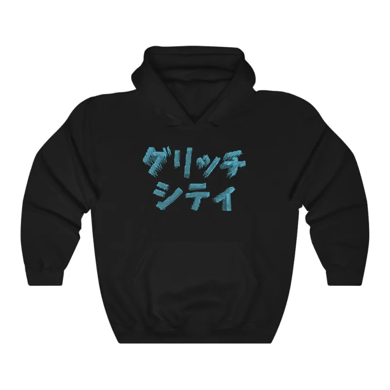 GlitchxCity - Katakana Hoodie sold by Merchlabs