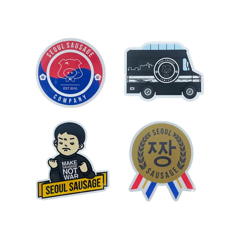 Vintage Korean Inspired Sticker Pack (4-Pack) sold by Merchlabs