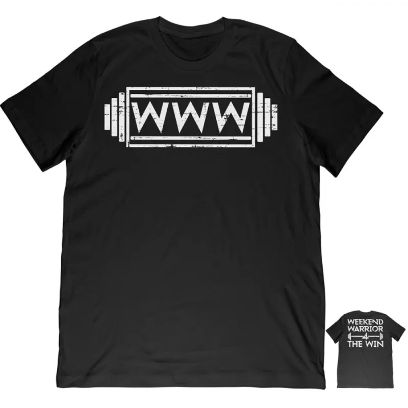 Weekend Warrior Tee - Black made by Merchlabs