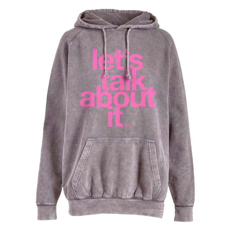 Let's Talk About It Zinc Hoodie sold by Merchlabs