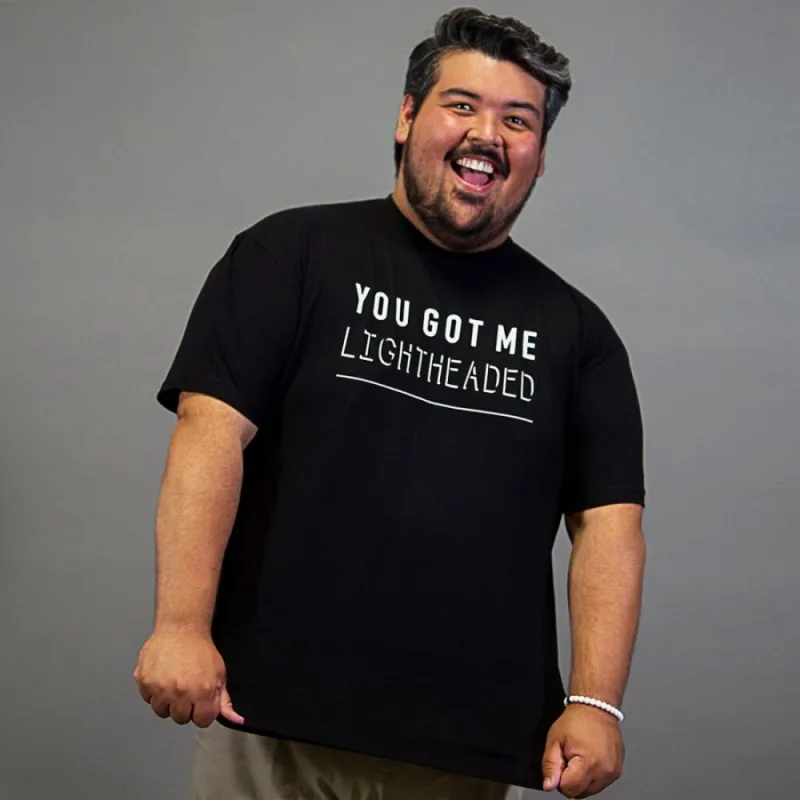 You Got me Lightheaded Tee - Black sold by Merchlabs