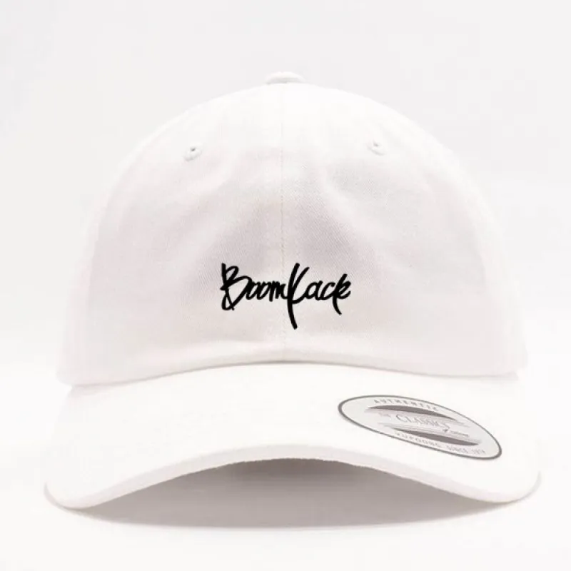BOOMKACK DAD HAT - WHITE sold by Merchlabs