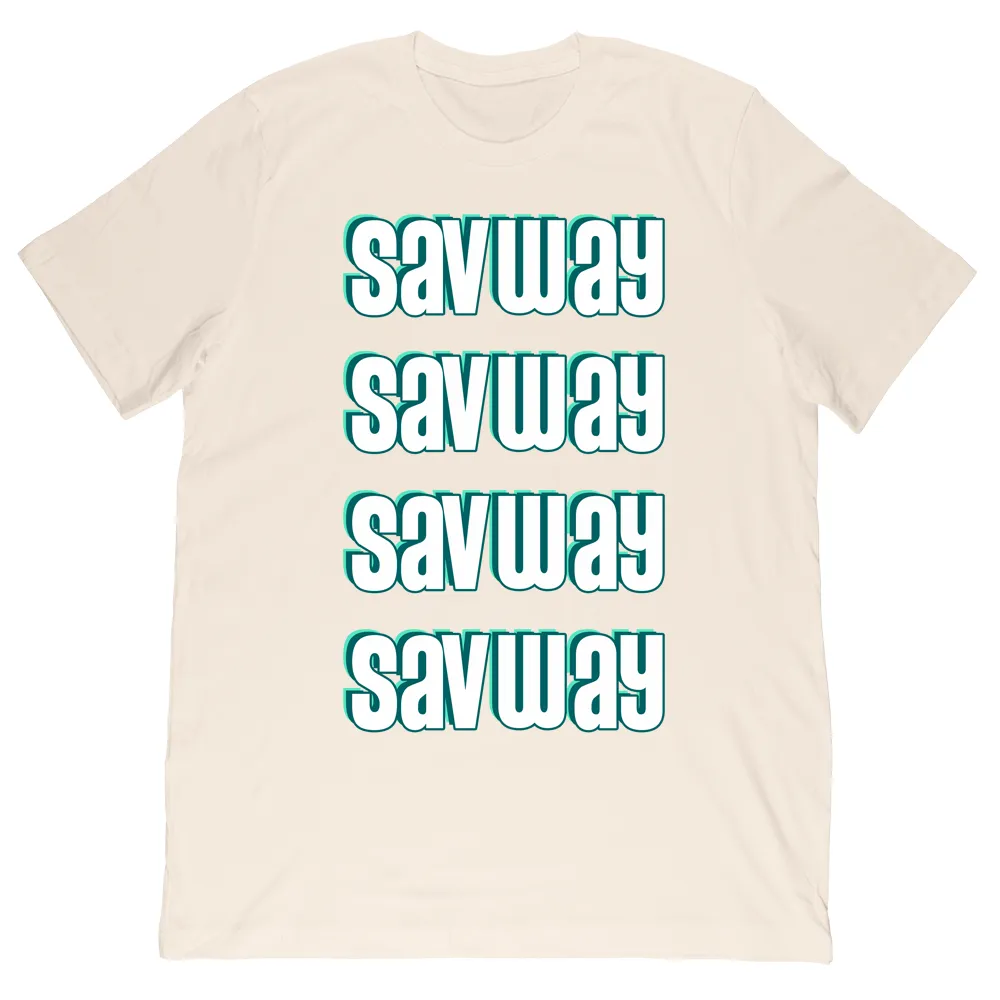 SavWay Natural Tee sold by Merchlabs product image thumbnail 2