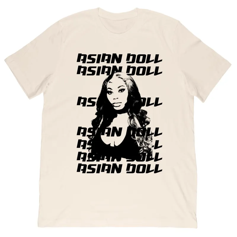 AsianDaBrat - Tour v2 Tee - Natural made by Merchlabs