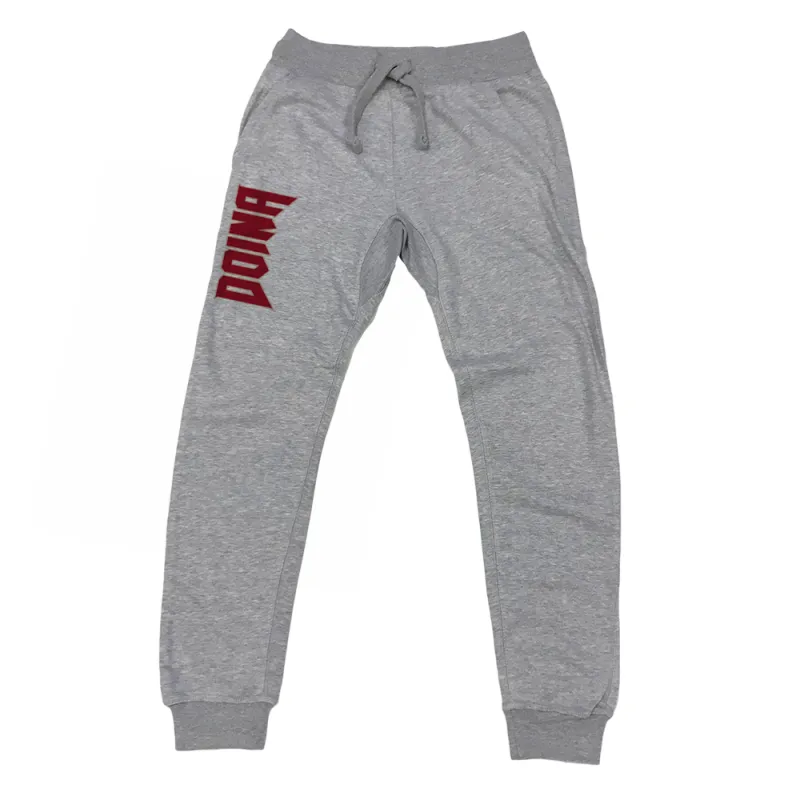 Doina Barbaneagra - Logo Joggers - Heather Grey sold by Merchlabs