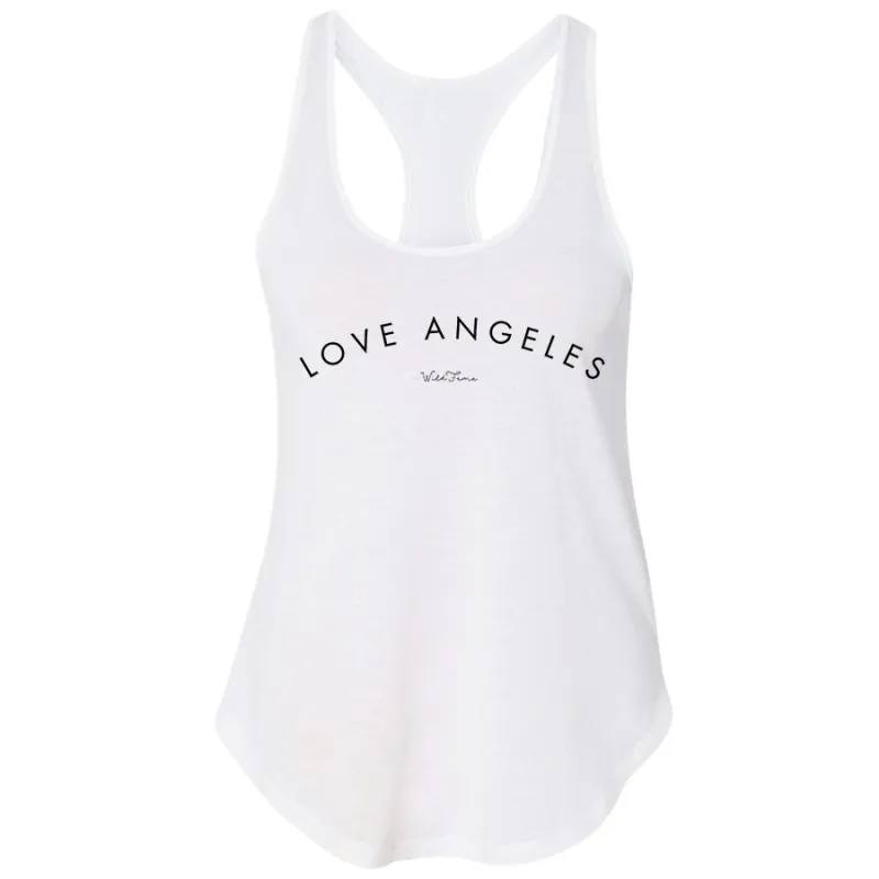 Wild Fame - Love Angeles Premium Racerback Tank (Ladies) sold by Merchlabs