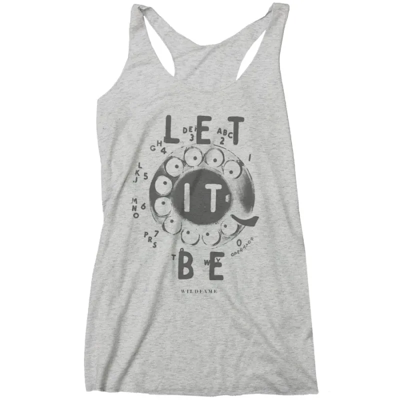 Wild Fame - Let It Be Racerback Tank (Ladies) sold by Merchlabs