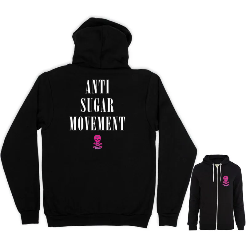 Vegan Power - ASM Zip Contrast Hoodie sold by Merchlabs