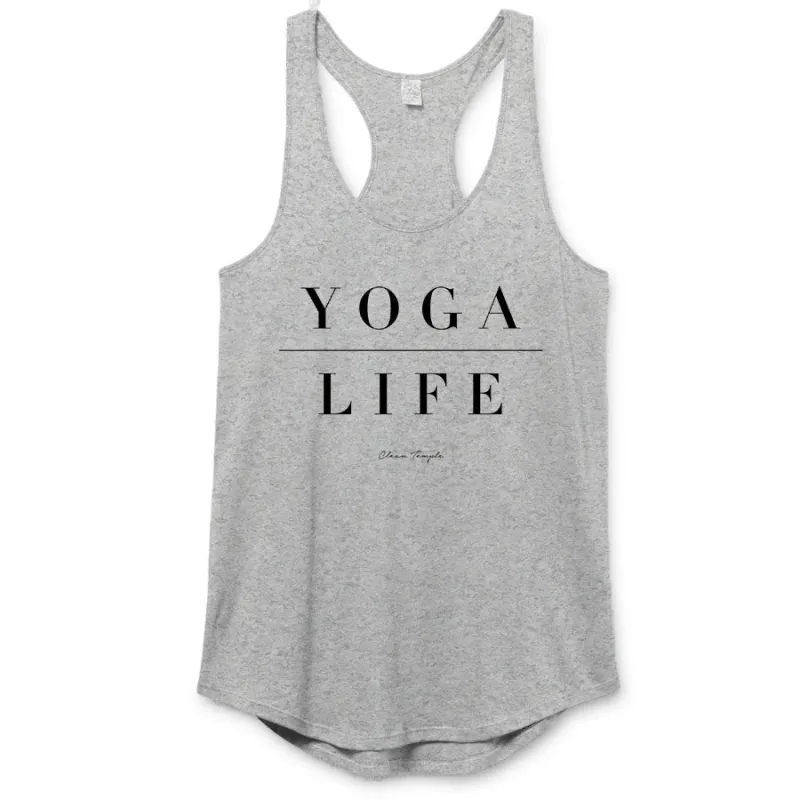 Clean Temple - Yoga Life Racerback sold by Merchlabs