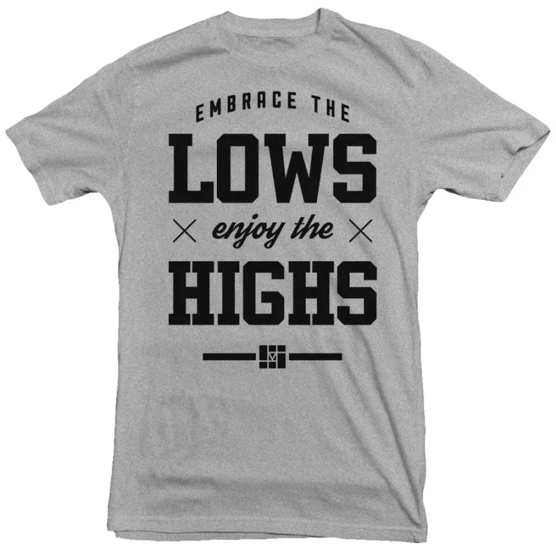 Mike Song - Enjoy the Highs Tee (Heather Grey) sold by Merchlabs