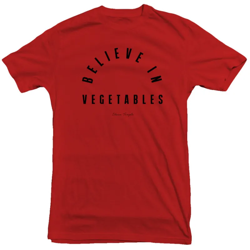 Clean Temple - Believe In Vegetables Tee sold by Merchlabs