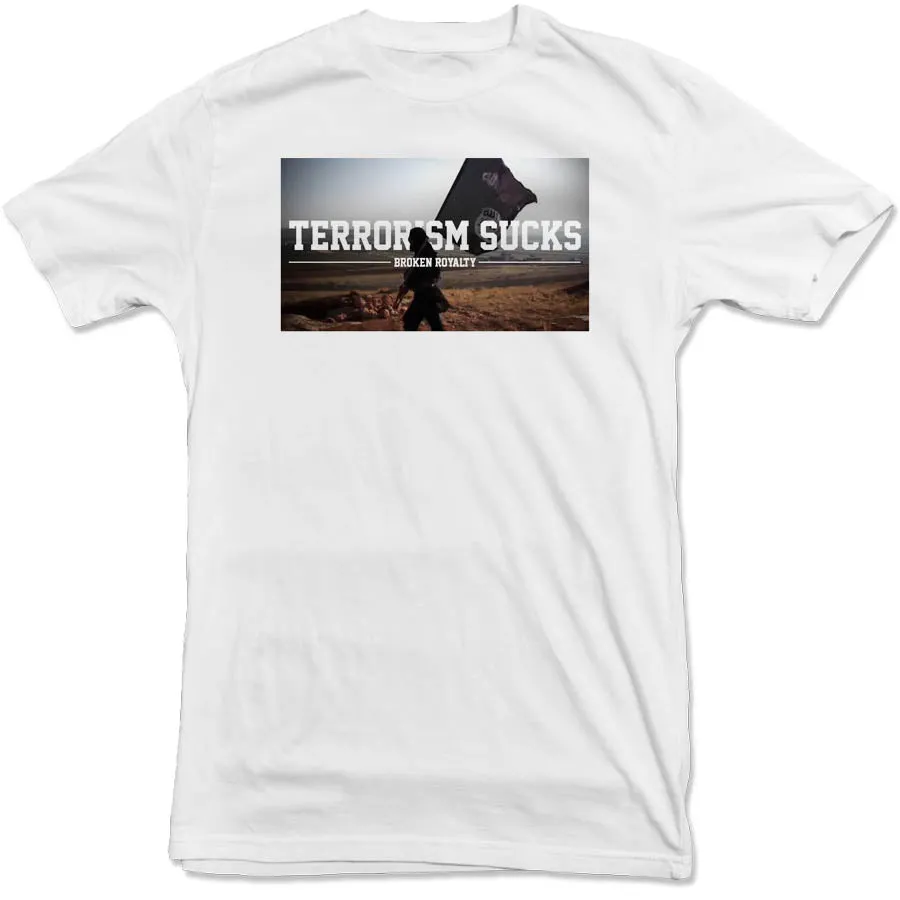 Broken Royalty - Terrorism Sucks Tee sold by Merchlabs
