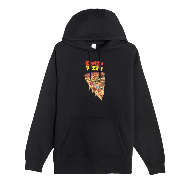 Crazy Pizza Hoodie made by Merchlabs