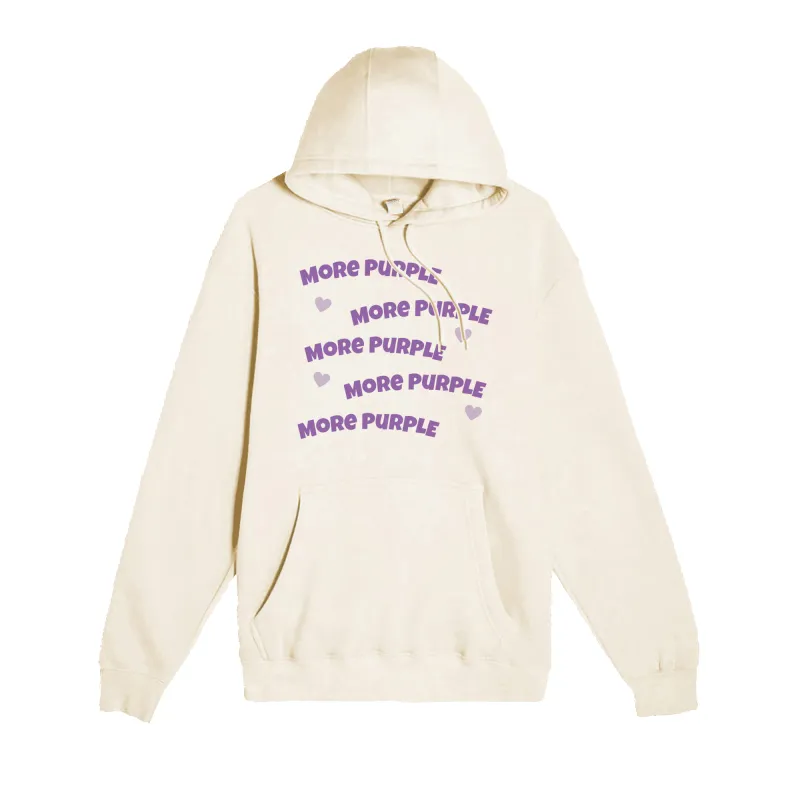 More Purple Hoodie sold by Merchlabs