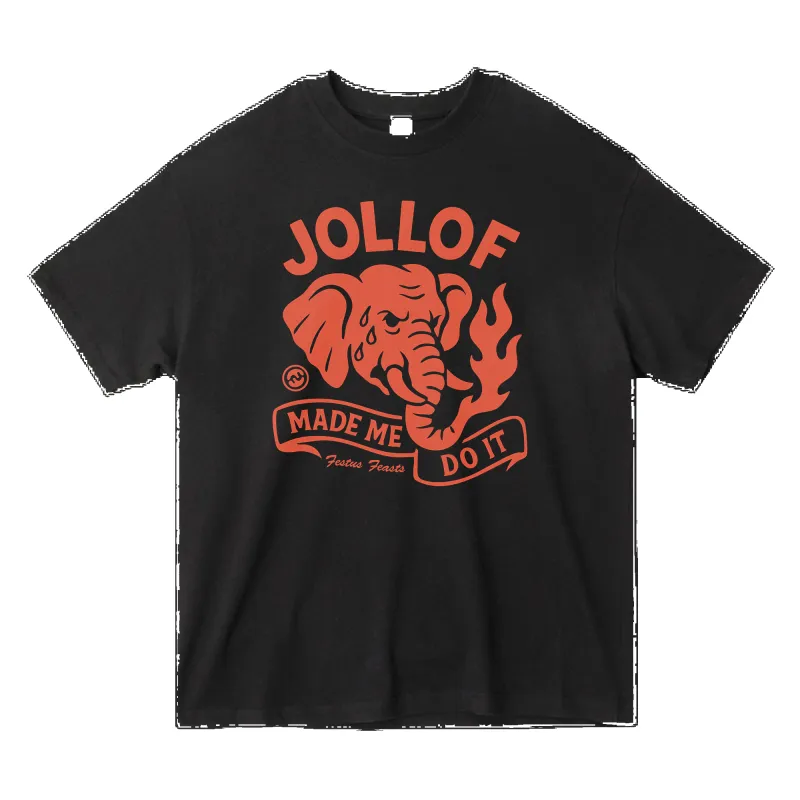 Jollof Made Me Do It Ultra Heavyweight Tee sold by Merchlabs