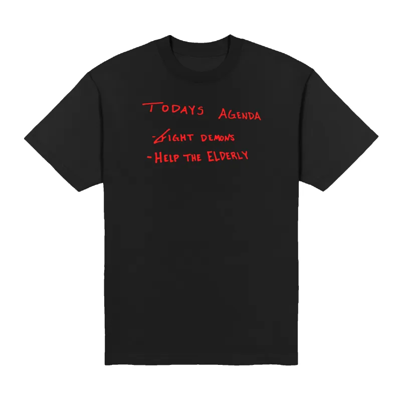 Todays Agenda Midweight Tee sold by Merchlabs