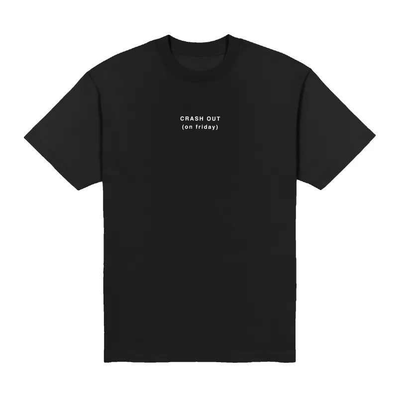 Crash Out on Friday Midweight Tee sold by Merchlabs