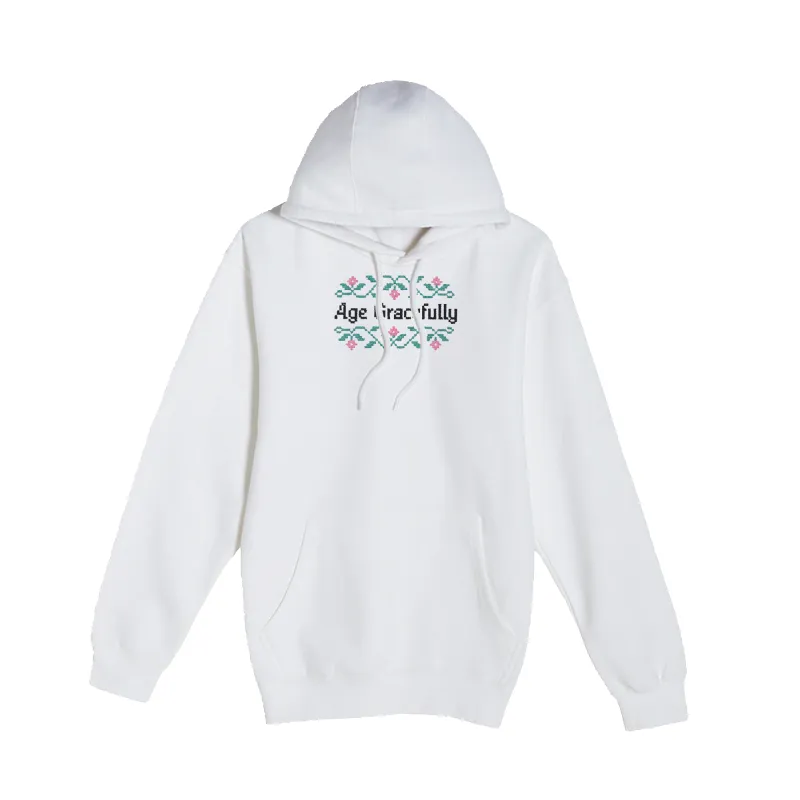 Age Gracefully Hoodie made by Merchlabs