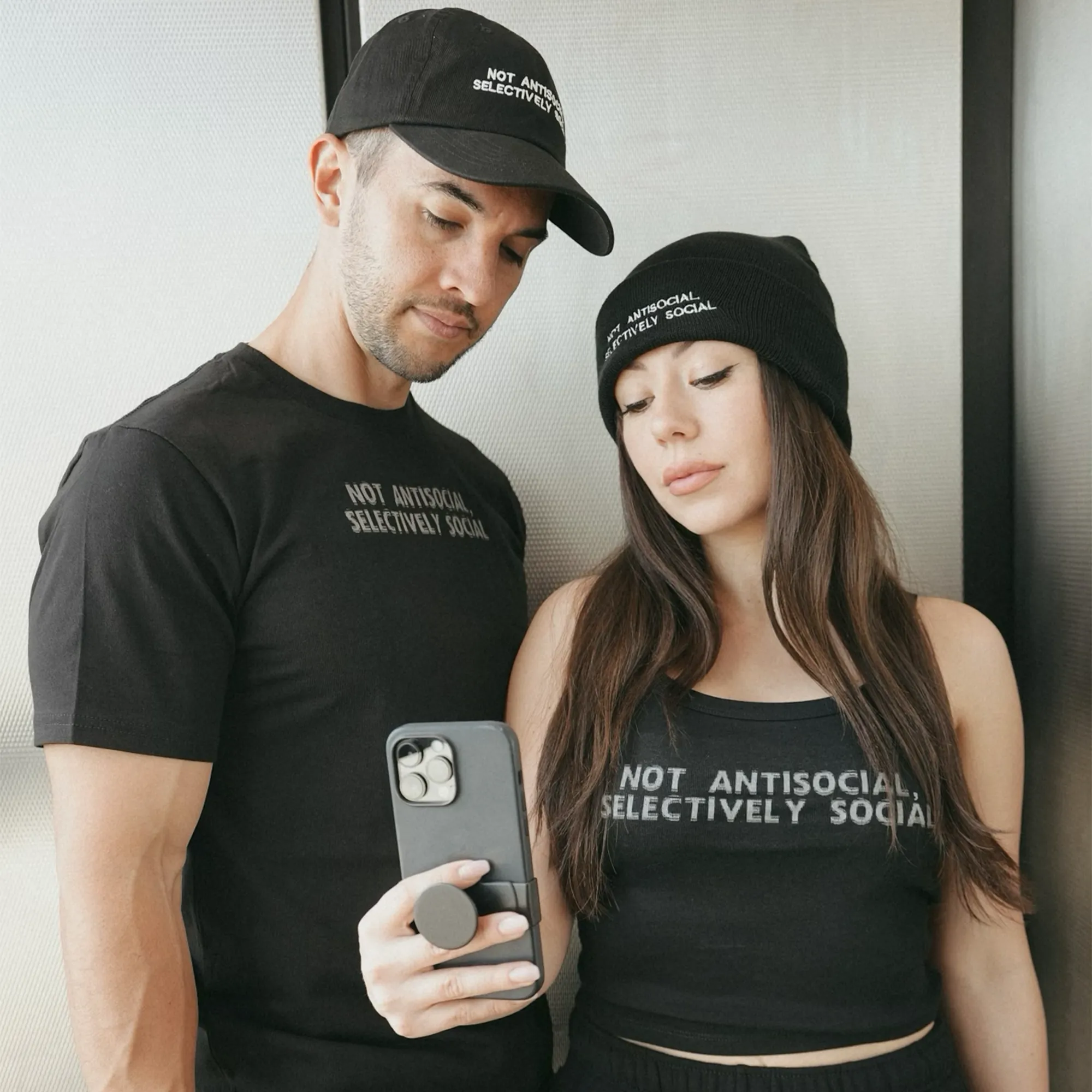 Selectively Social Midweight Tee sold by Merchlabs product image thumbnail 4