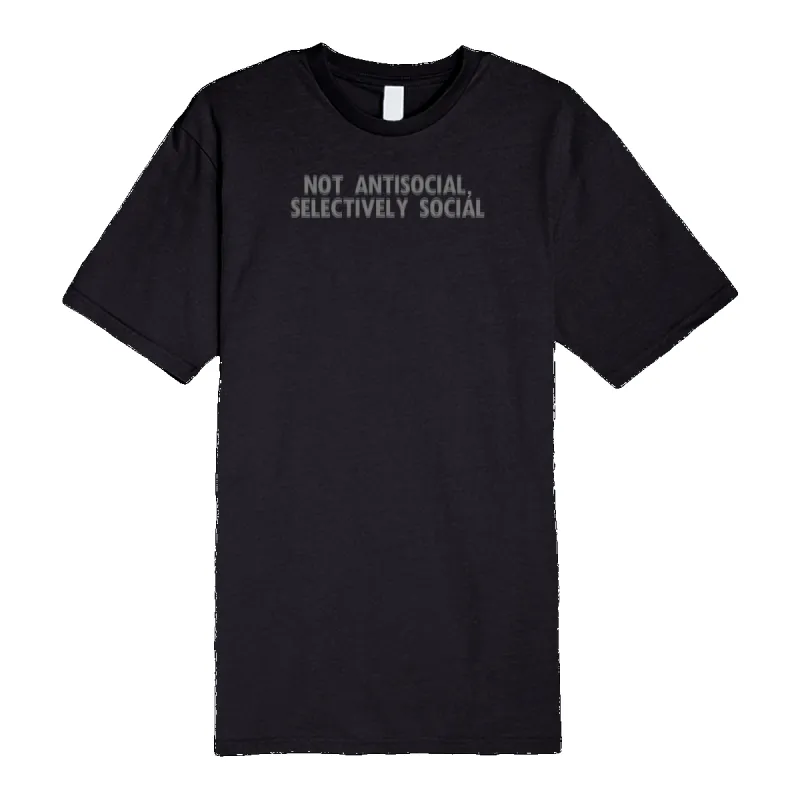 Selectively Social Midweight Tee made by Merchlabs
