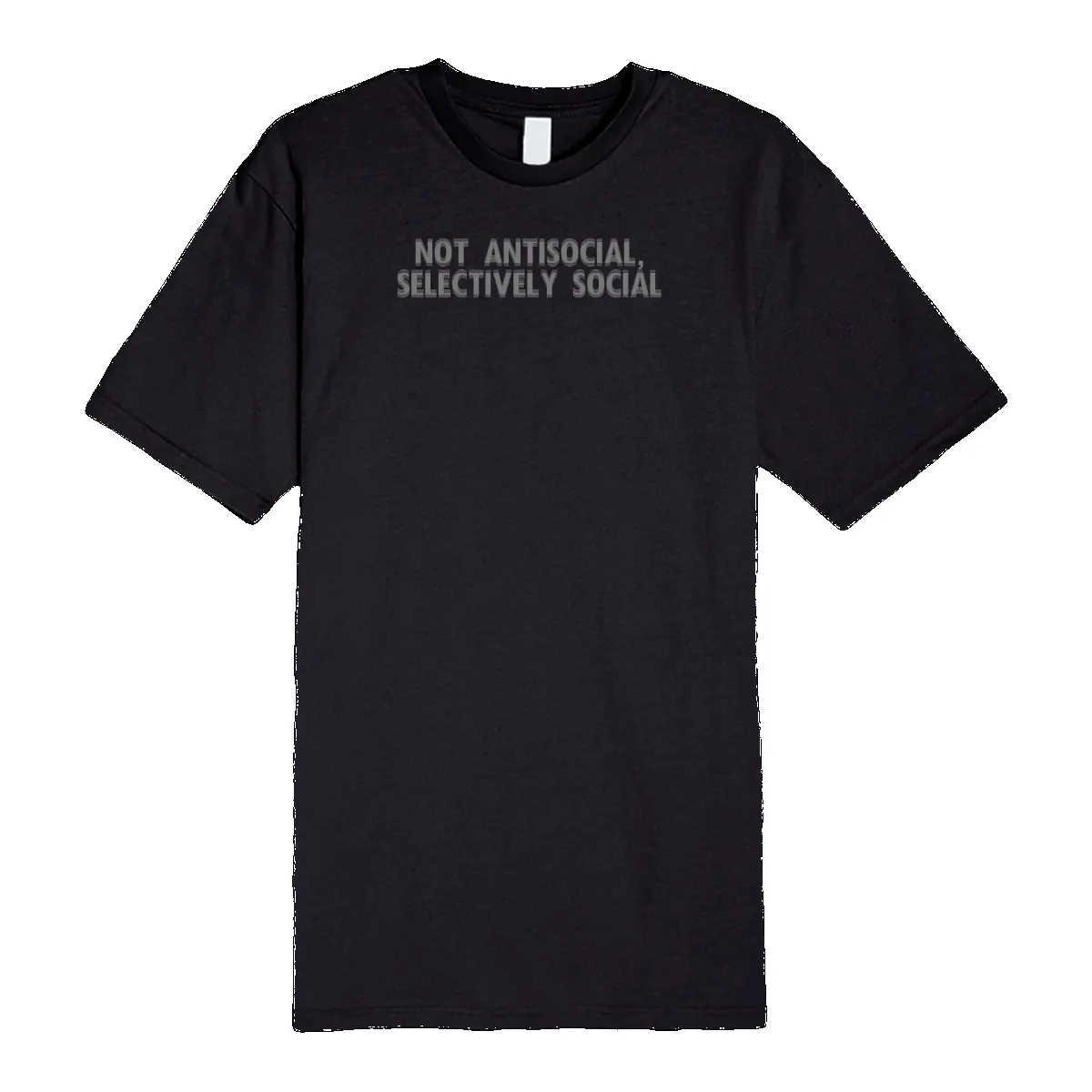 Selectively Social Midweight Tee sold by Merchlabs