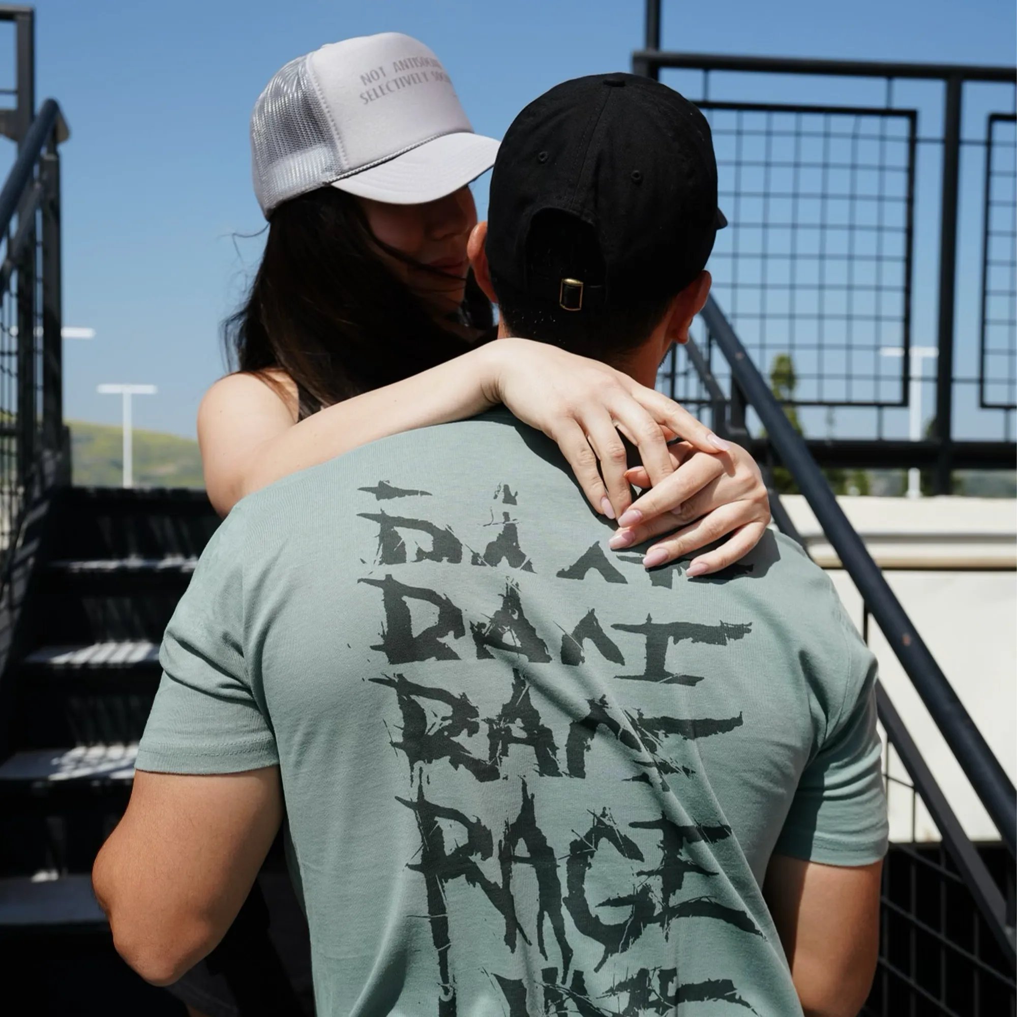 Rage Stacked Midweight Tee sold by Merchlabs product image thumbnail 3