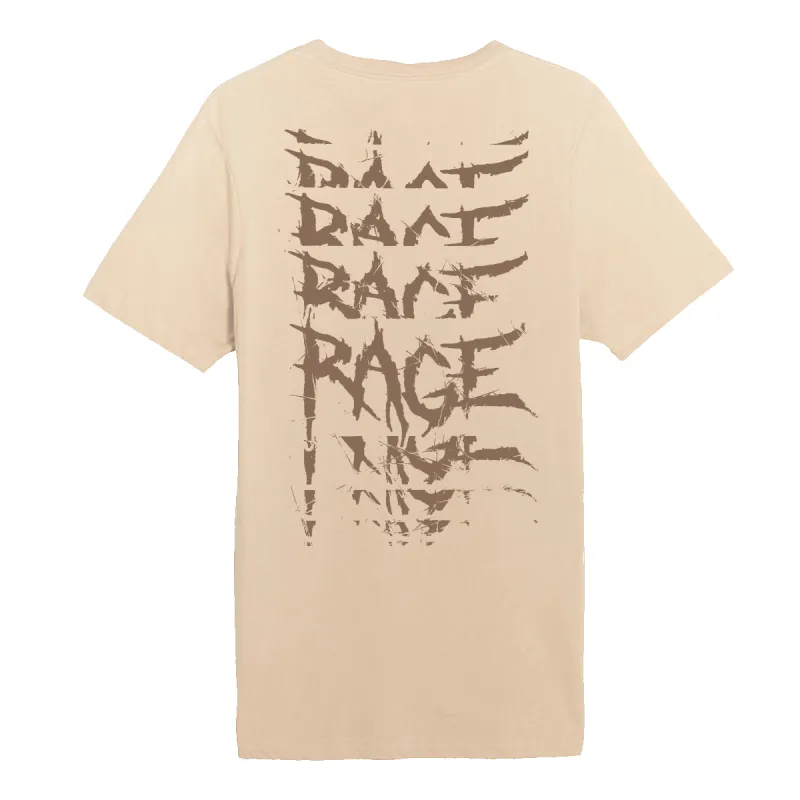 Rage Stacked Midweight Tee made by Merchlabs