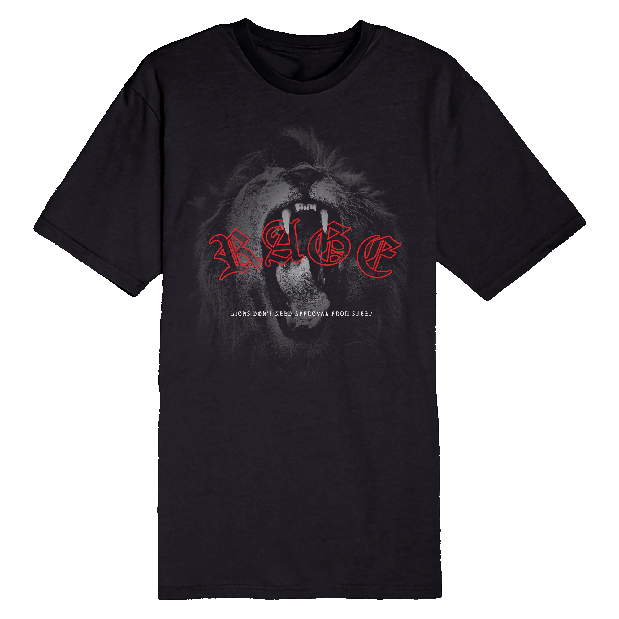 Lion Midweight Tee sold by Merchlabs