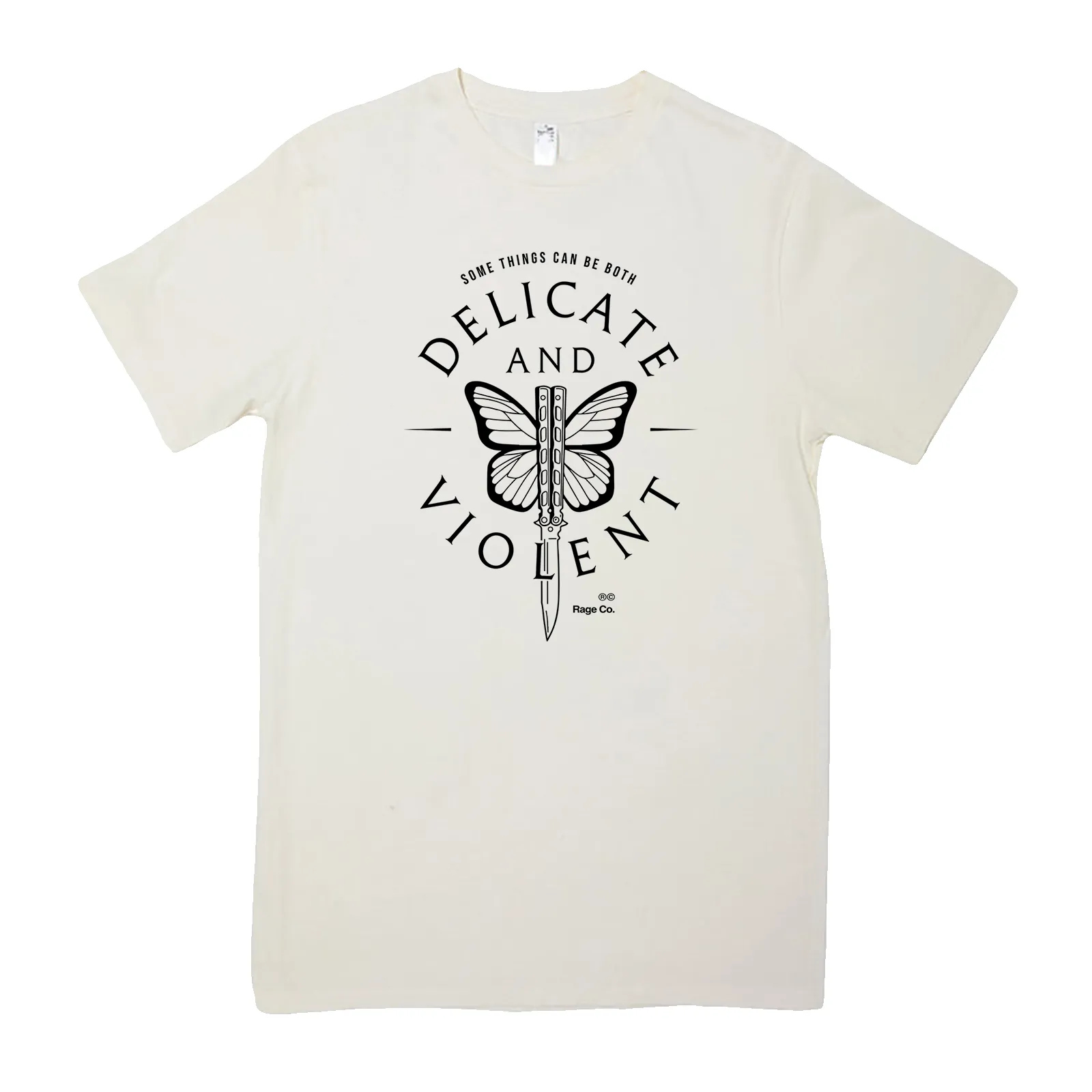 Delicate and Violent Midweight Tee sold by Merchlabs