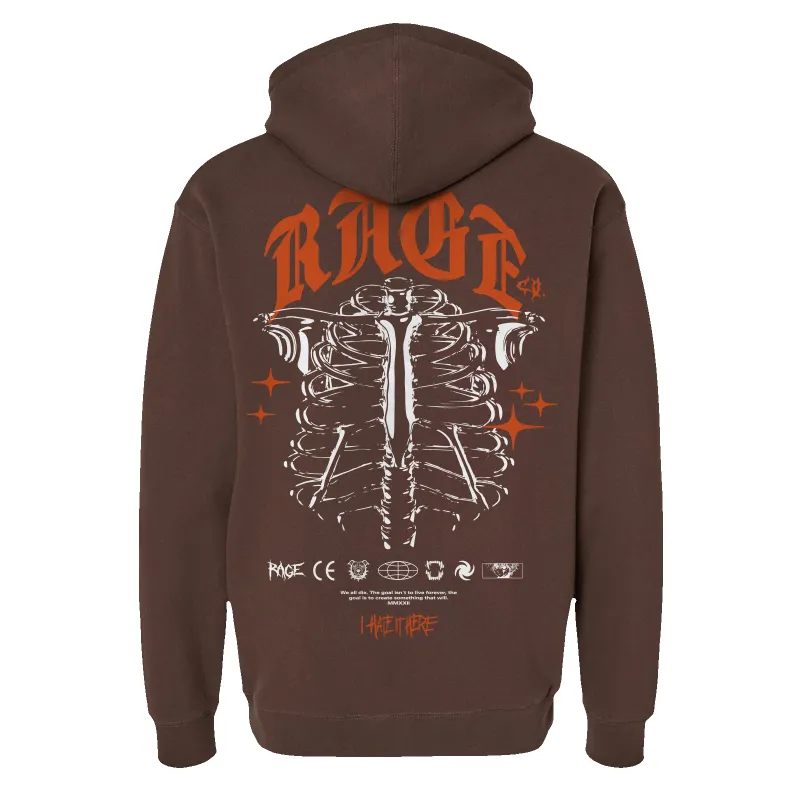 Bones Premium Heavyweight Hoodie made by Merchlabs