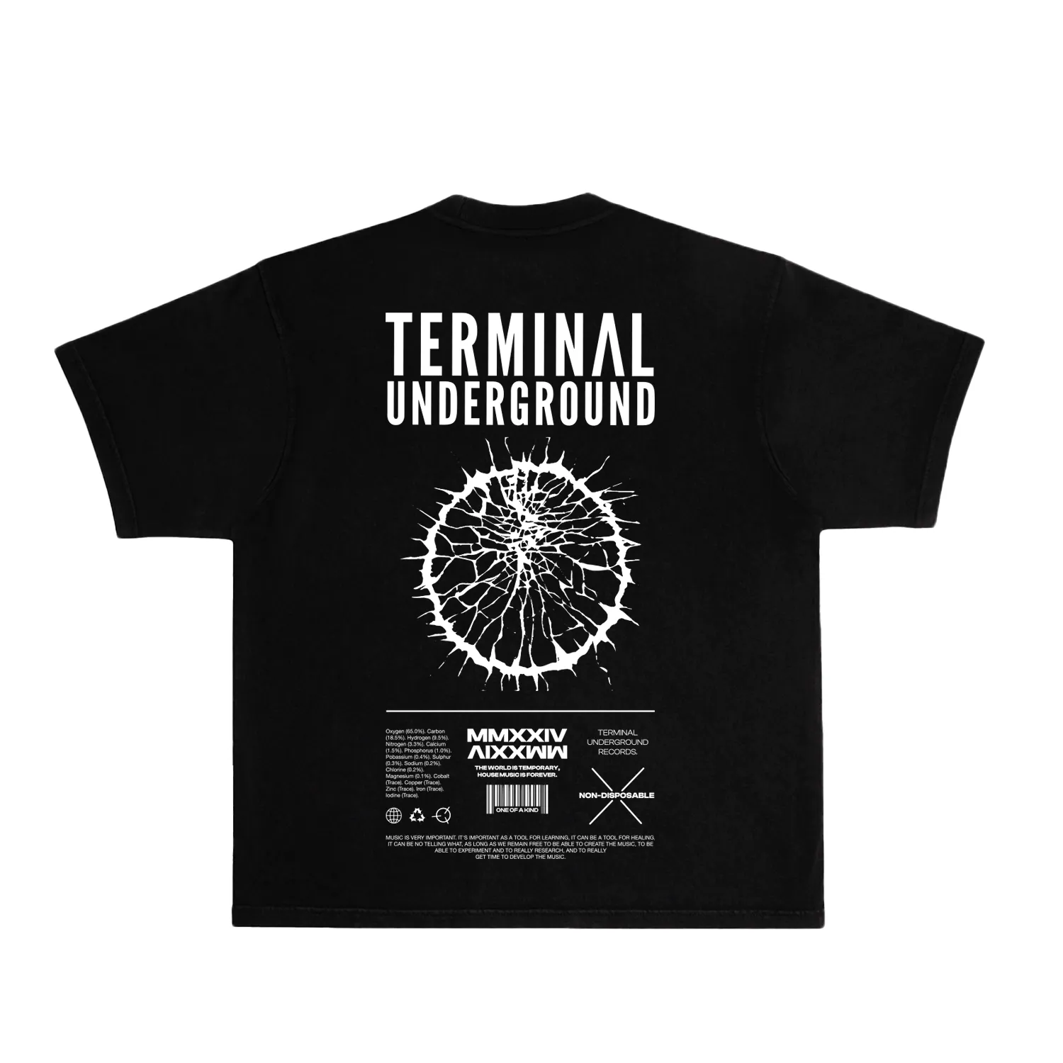 Terminal Underground Heavyweight Tee sold by Merchlabs product image thumbnail 3