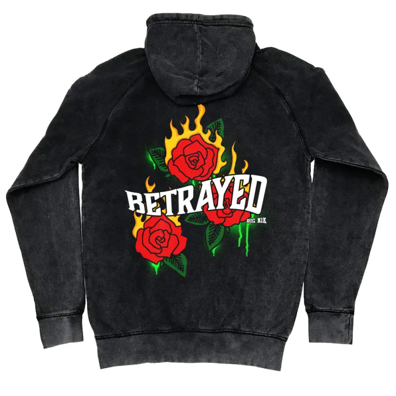 Betrayed Vintage Hoodie made by Merchlabs