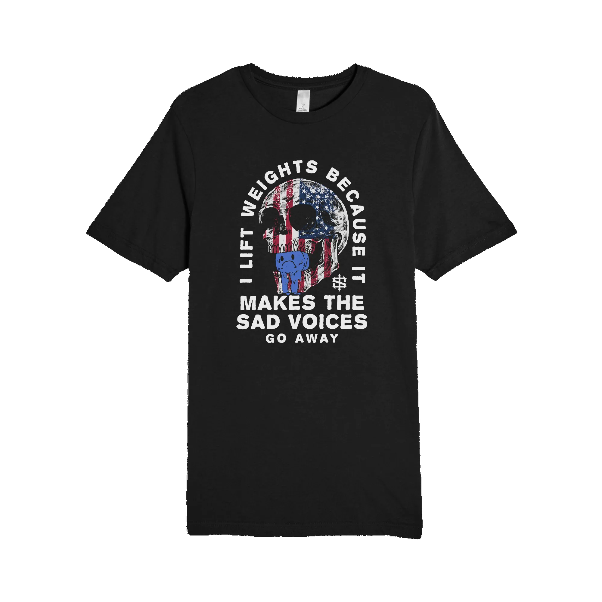 Sad Voices v3 USA Midweight Tee sold by Merchlabs