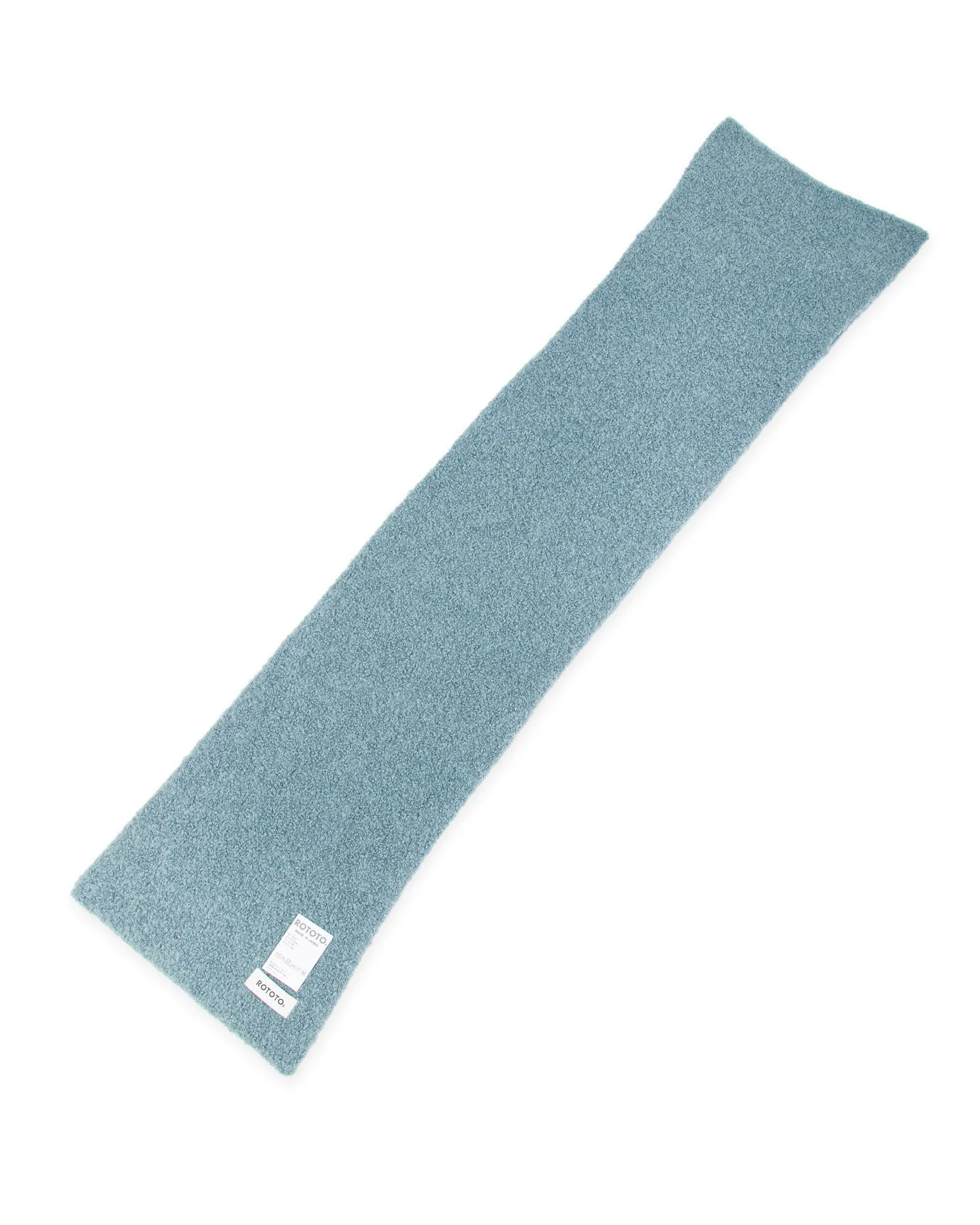 Alpaca Boucle Short Muffler - Smoke Blue sold by Standard and Strange
