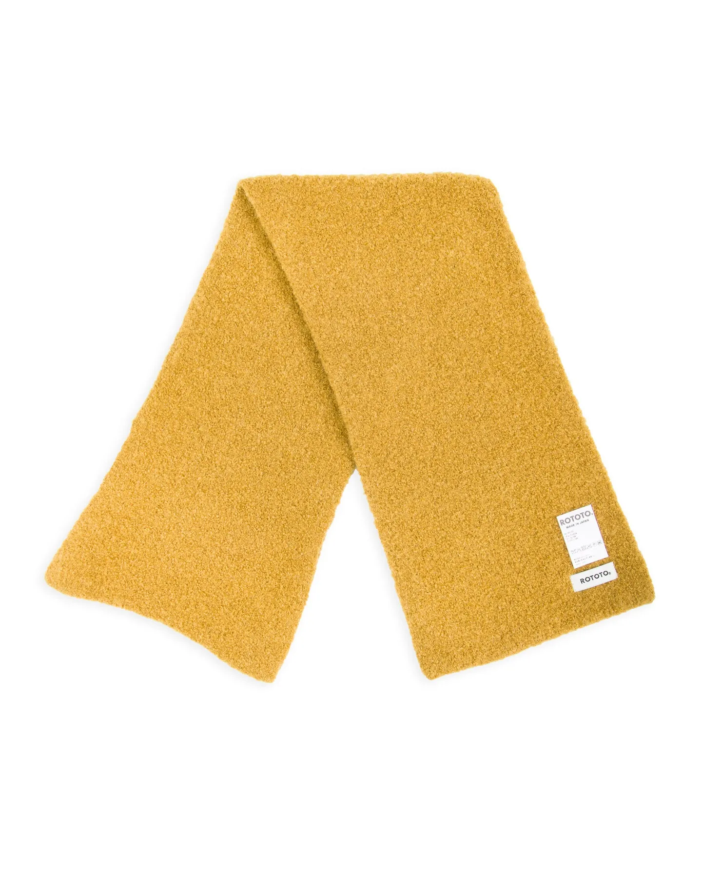 Alpaca Boucle Short Muffler - Vintage Gold sold by Standard and Strange product image thumbnail 3