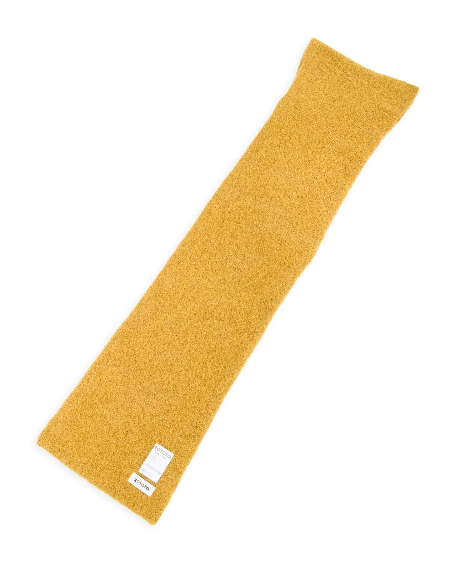 Alpaca Boucle Short Muffler - Vintage Gold sold by Standard and Strange