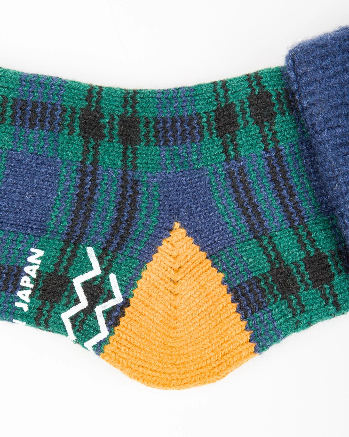 Comfy Room Socks "Check" - Navy/Green sold by Standard and Strange product image thumbnail 5