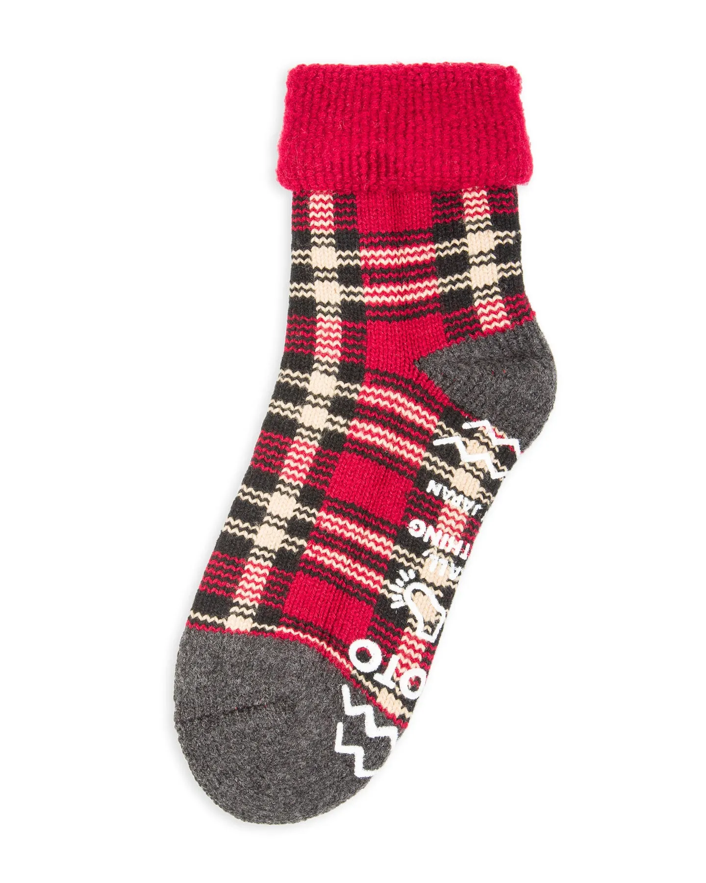 Comfy Room Socks "Check" - Dark Red/Black sold by Standard and Strange product image thumbnail 3