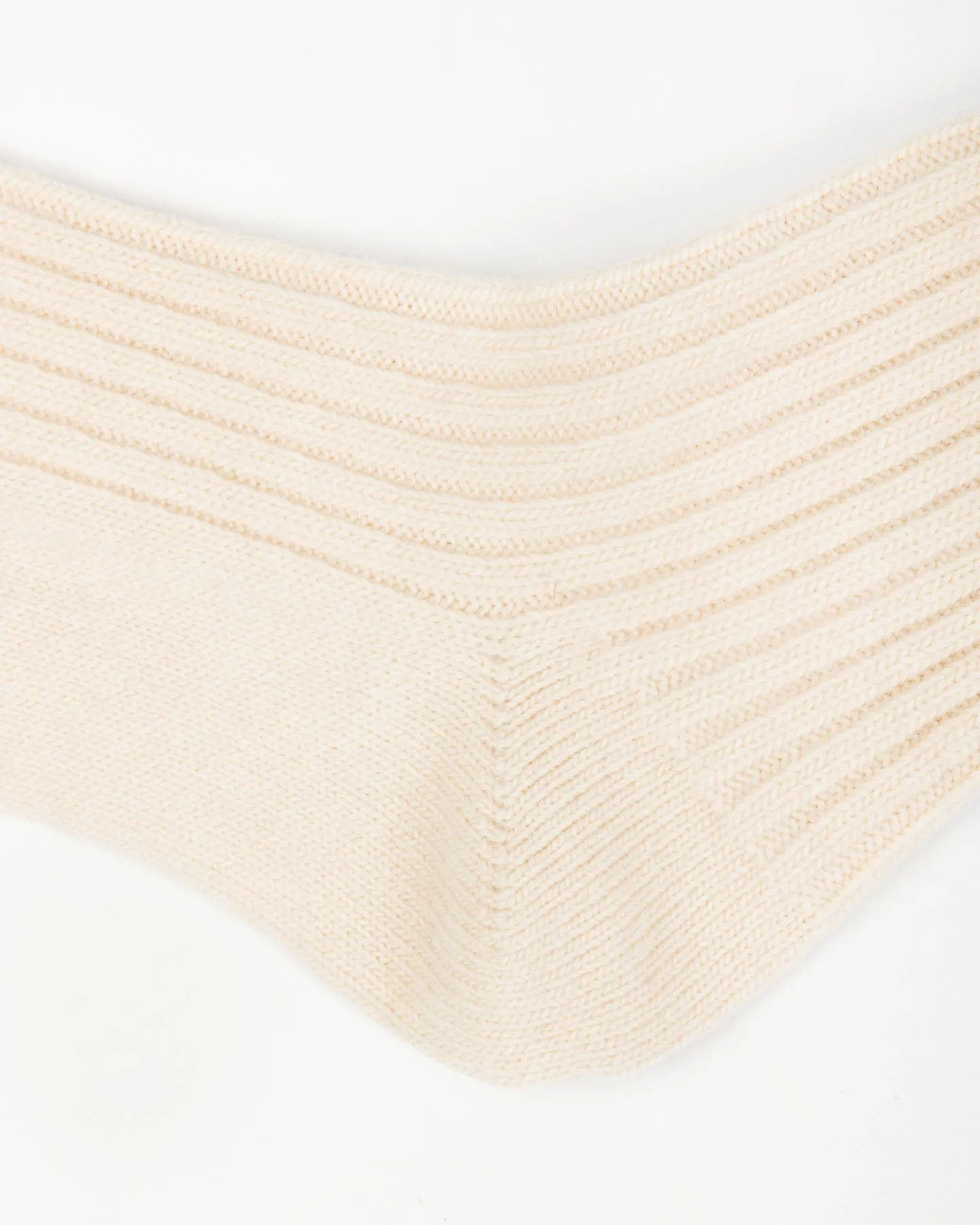 Merino Lambswool Stripe Sock - Off White/Maroon sold by Standard and Strange product image thumbnail 5