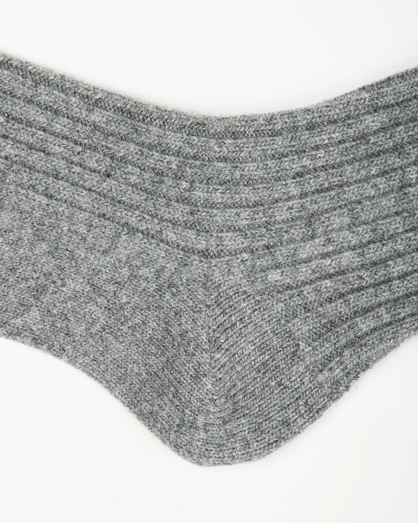 Merino Lambswool Stripe Sock - Gray sold by Standard and Strange product image thumbnail 5
