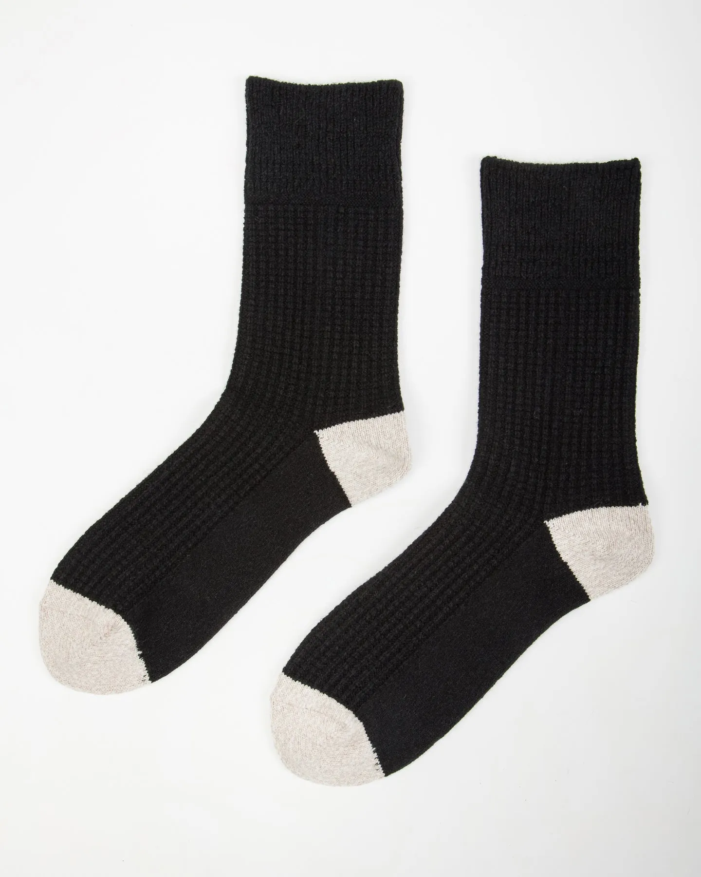 Recycled Cotton/Wool Daily 3-pack Socks - Black/Gray sold by Standard and Strange product image thumbnail 5