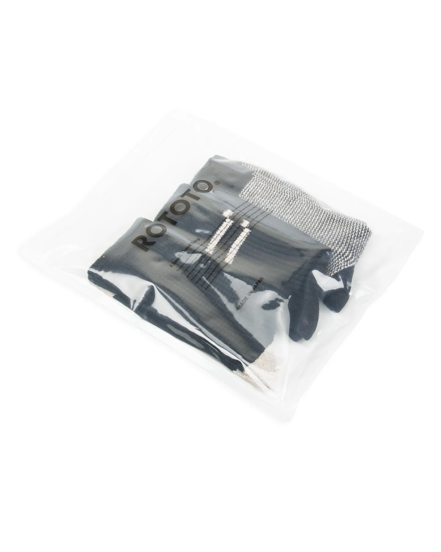 Recycled Cotton/Wool Daily 3-pack Socks - Black/Gray sold by Standard and Strange product image thumbnail 2