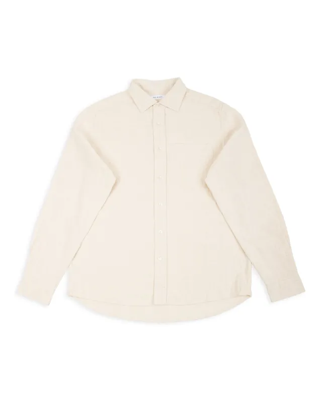 Matty Shirt - Handwoven Undyed Kala Cotton sold by Standard and Strange