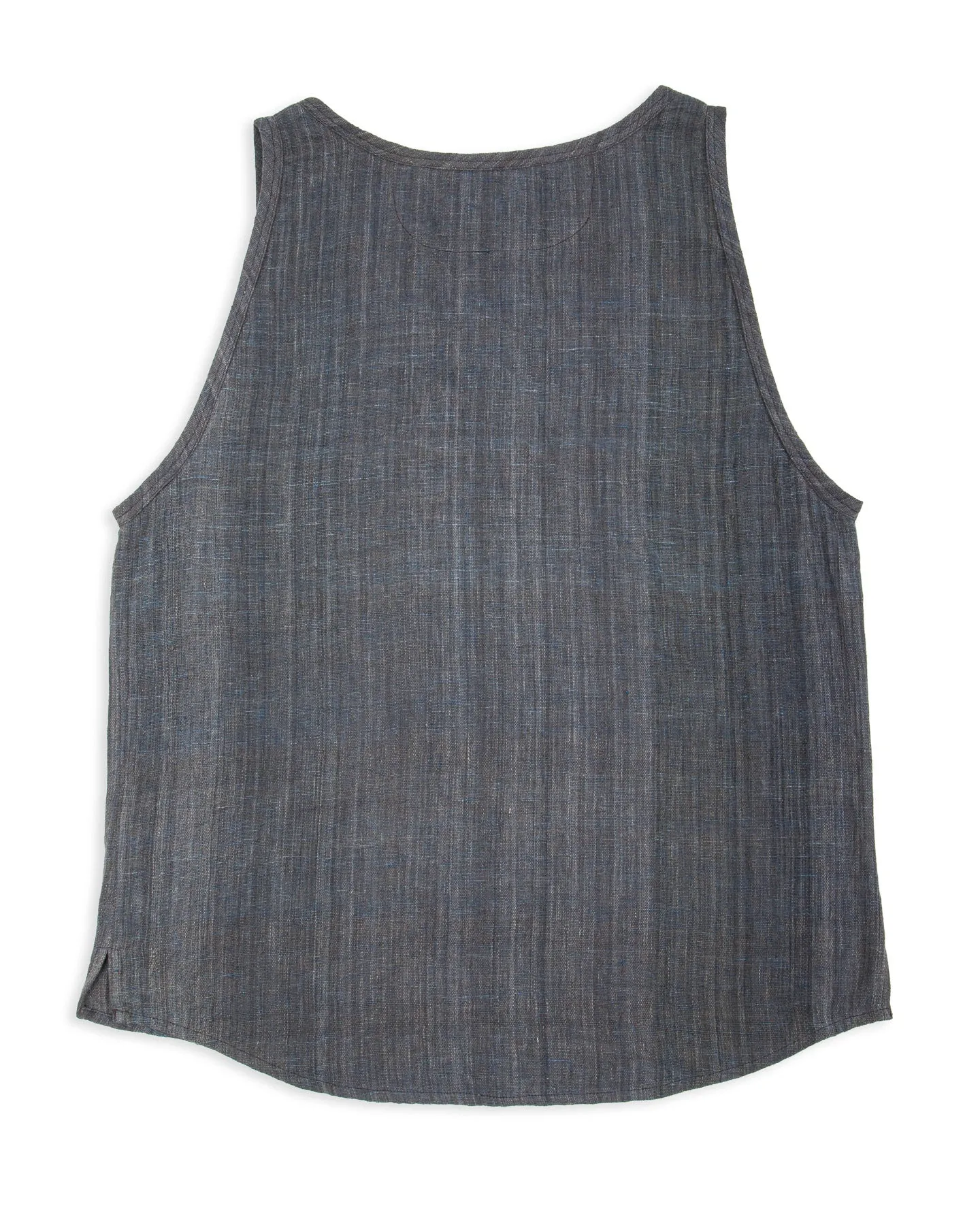 Ripley Tank - Iron/Indigo Handwoven Kala Cotton sold by Standard and Strange product image thumbnail 2