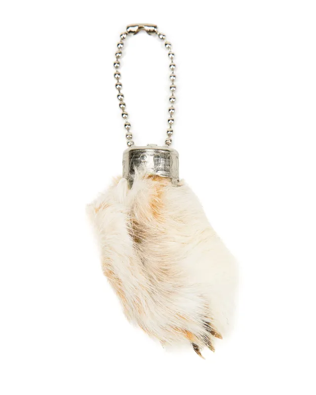 Buco Rabbit Foot Key Chain - White sold by Standard and Strange