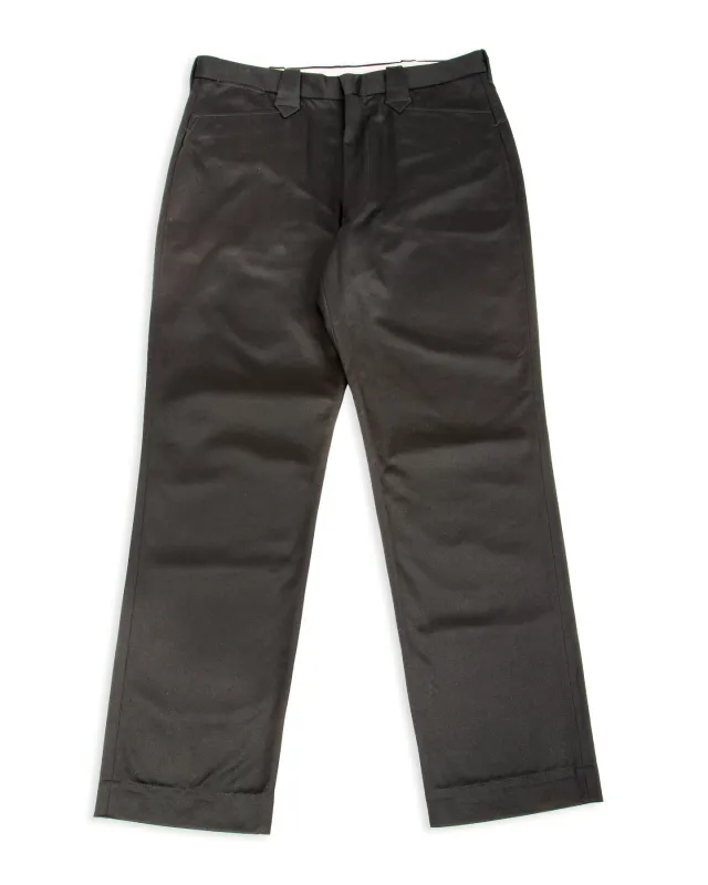 Cotton Drill Western Trousers - Black sold by Standard and Strange