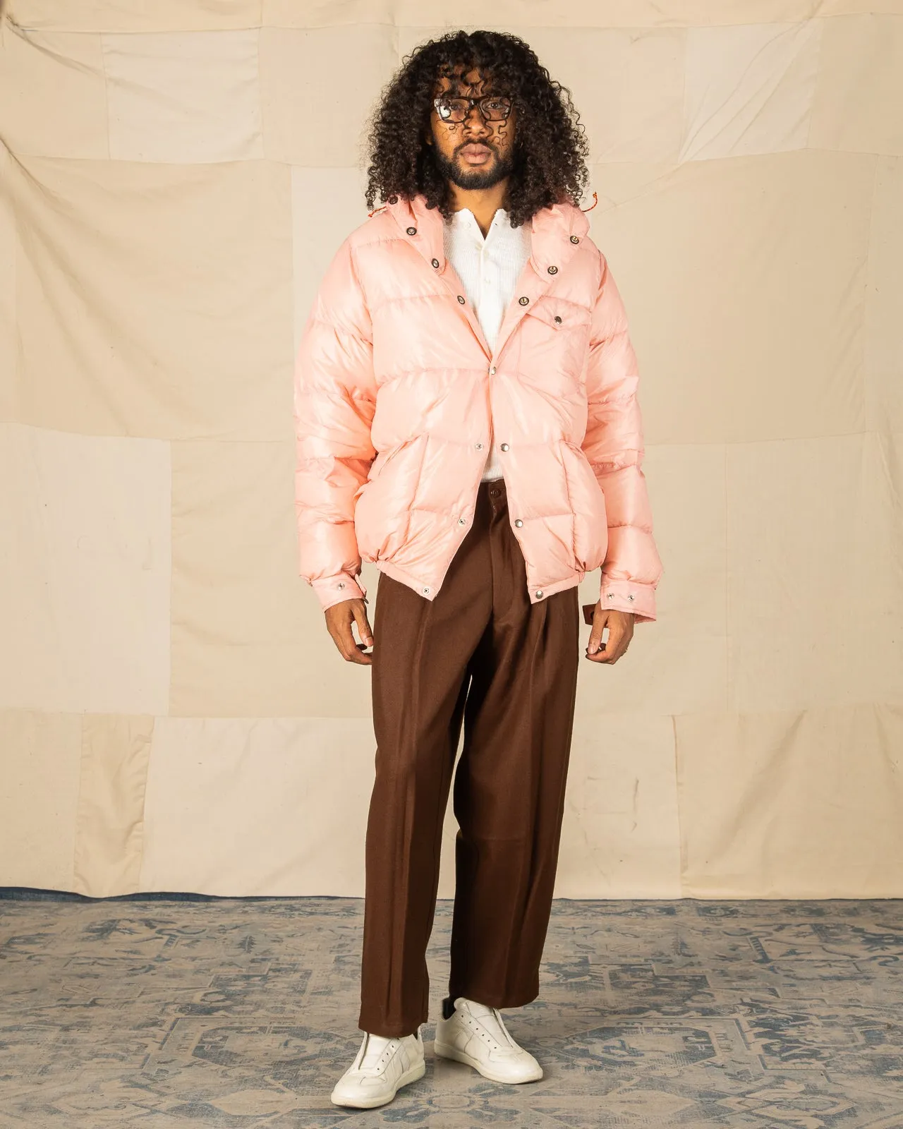 Down Jacket - Pink Nylon Ripstop sold by Standard and Strange product image thumbnail 4