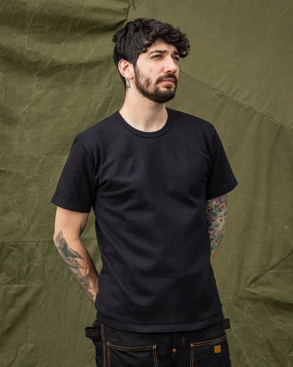 Double Heavyweight Crewneck T-shirt - Black sold by Standard and Strange product image thumbnail 3